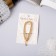 Invisibility for hair "Liberty" Geometry, 5.5 cm, gold