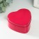 Casket Metal for a candle "Heart. Gloss" fuchsia 9.5x9x4.5 cm