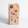 Aromatic decorative candle "openwork", beige, 6x6x12 cm, cinnamon