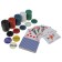 Poker, set for the game (maps 2 decks, chips 200 pcs.), Without a face value, 60 x 90 cm
