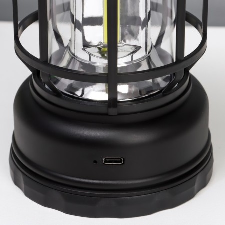 Night Light LED 5W USB AKB Dimmer Black 11.5x11.5x16.5 cm Risalux-9