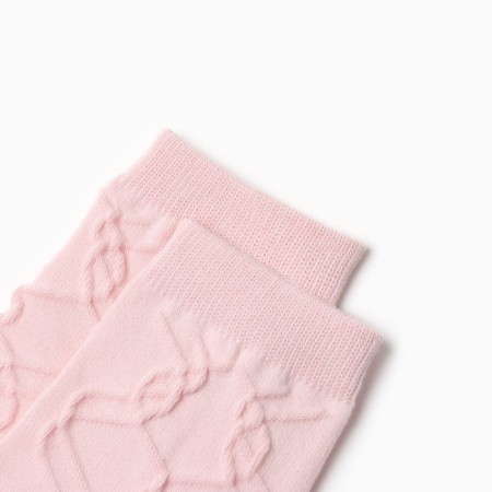 Women's socks, pink color, size 23-25-1