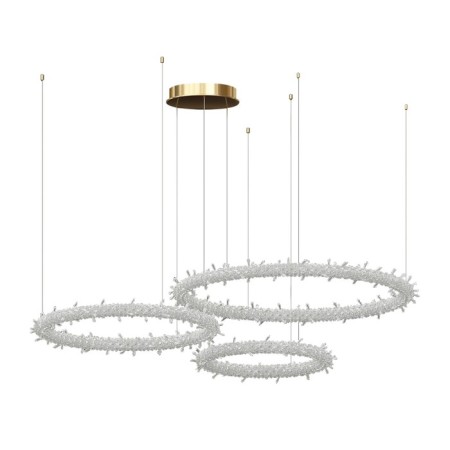 Suspension "Liam", size 40+60+80x120 cm, 113W, LED, 3000K