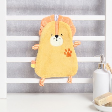 Lovelife hand towel "Tiger", 30x21 cm, 100% PE, microfiber 300 g/m2