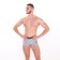 Panties men's boxers "lion", color gray melange, size 56