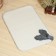 Bath and sauna rug "oak", white felt, 33x50 cm