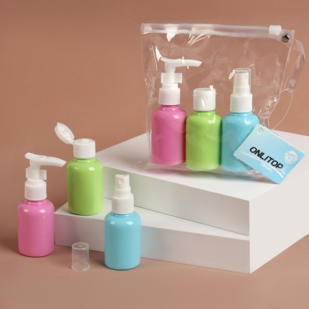 Storage set, in a case, 3 objects, color mix-1