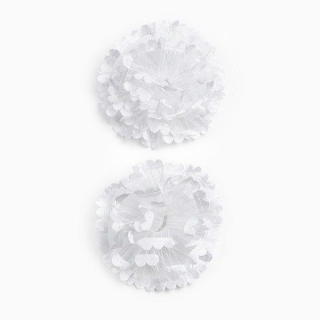 Bant for hair on elastic band, white, 2 pieces, 7 cm, cats aristocrats-2