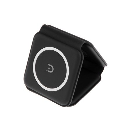 Wireless charger 3 in 1 A07, 15 W, support magsafe, folding, black-2