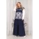 Women's tunic, size 54, blue color