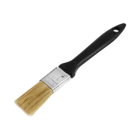 Brush flat scrap, natural bristles, plastic handle, 1 ", 25 mm