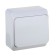 SE switch SE "Etude", 10 A, 1 key, IP20, invoice, white, BA10-001b