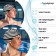 Hat of swimming adult onlytop "black and white", fabric, girth 54-60 cm