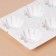Konfinetta baking form “Sweets. Puding ”, silicone, 25.8 × 17.8 × 3 cm, 6 cells (D = 7 cm), white color