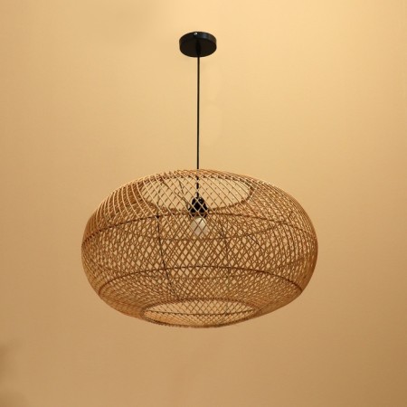 Ceiling Lamp from Rotan "Andri" 1x120W, E27, 60x60x35 cm-1
