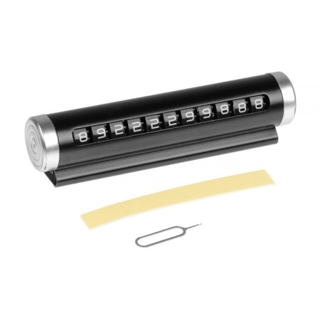 Cartage phone number, fluorescent numbers, black-1