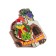 New Year's two -layer "heat and comfort!" Symbol of the year, 8 x 7 cm