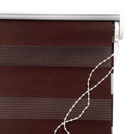 Curtain-rod "Day and Night", size 140x160 cm, color chocolate-2