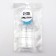 A bottle for storage, with a spray, 150 ml, blue color