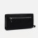 Women's wallet with lightning, black color