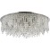 Ceiling chandelier DINARA 16XE14 40W, size 80x80x28 cm, color chromium