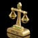 Souvenir sign of the zodiac "Libra", 5 × 2 × 5 cm, with crystals