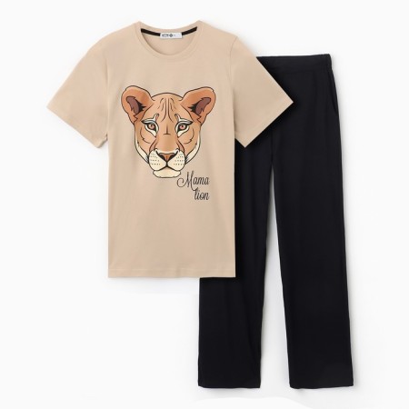 Female pajamas (T-shirt and trousers) KAFTAN "Lion" size 40-42-5