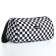 Sports bag with lightning, long belt, white/black color
