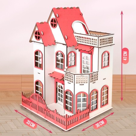 Puppet house "prestige" white-1