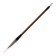 Round brush for calligraphy No. 5 handle wood, pile length - 5.5 cm, diameter -1,6 cm, in the blister