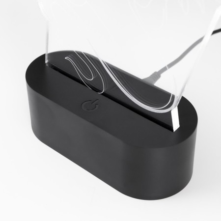 Lamp touch "Ghost" LED USB (90cm) from 3xa Black Black 14x5.5x18.5 cm Risalux 765-6