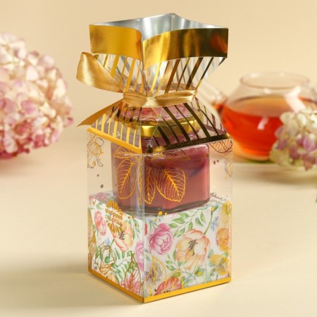 The “most beautiful” set: creamless cream with blueberries 120, black tea with orange and chocolate 50 g.-3