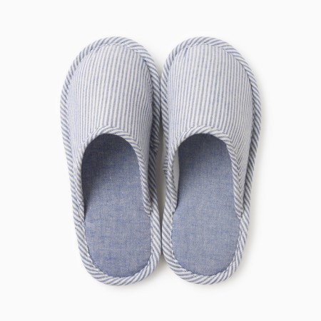 Women's slippers, size 40-41, blue color-4