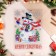 Stickers on the windows "New Year" snowman, 38 x 22 cm