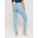 Women's jeans with a high landing CONTE Elegant Mom Fit, size M, color Acid Washed Blue