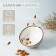 Porcelain salad Magistro "Cerera", 650 ml, 15 × 7.5 cm, brown color