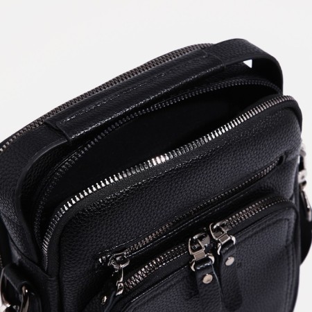 Male bag, guran tomp, black color-4