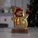 LED figure "Snowman" 16.5 × 20 × 5 cm, wood, batteries LR1130X3, glow warm white