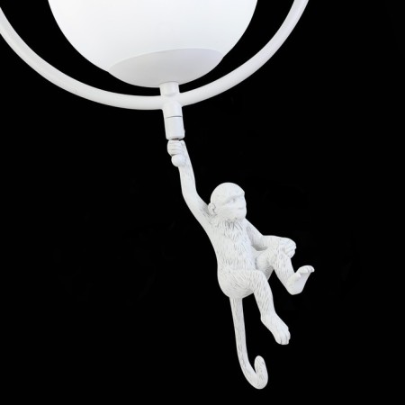Suspension EVOLUCE. Sle115113-01. Tenato. 1x60 W, E27, 25x25x25 cm, white color-5