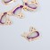Decor for creativity metal, enamel "Kitenok with a fountain" gold 1.5x2 cm