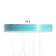 Lunar Light Chandelier LED 58W blue 50x50x60 cm Bayerlux
