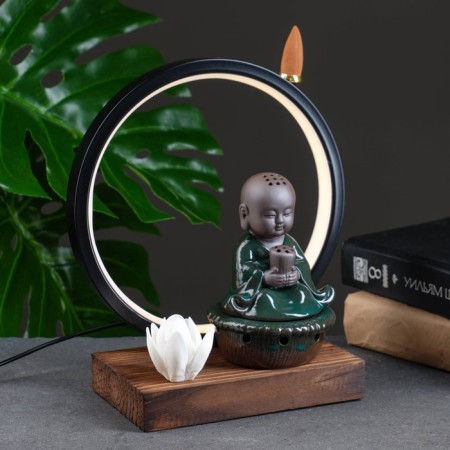 A set of incense on the stand "Buddha" 23x20cm, with USB backlight-4