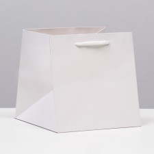 Package for a cake 20x20x20cm white, 1pc