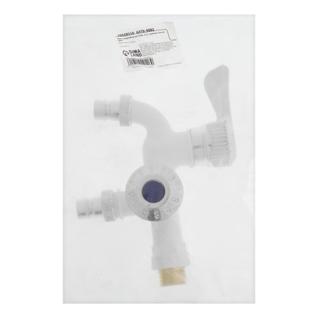 Water Cathedral Zein, 1/2, Double, White, Chrome-3