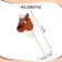 Soft toy "horse-horseman", on a stick, mix, brown color