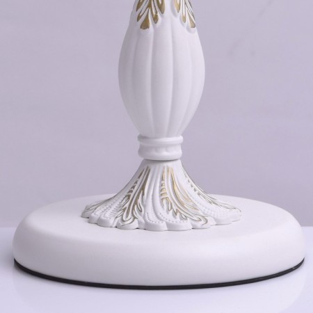 Table lamp "Candle", 1x40W E27, white 28x28x50 cm-4