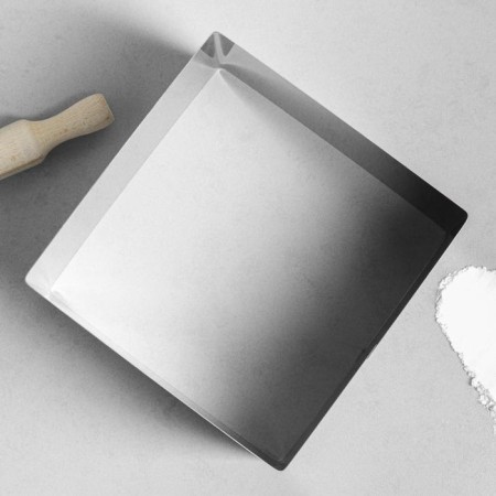 Baking and calculation form "Square", H-12 cm, 22 x 22 cm-1