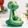 Figure "Snake of Powder" light green, 6x5cm