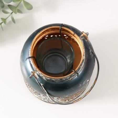 Summary Metal per 1 candle "East Flowering" d = 3.7 cm 11.5x11.5x13 cm-3
