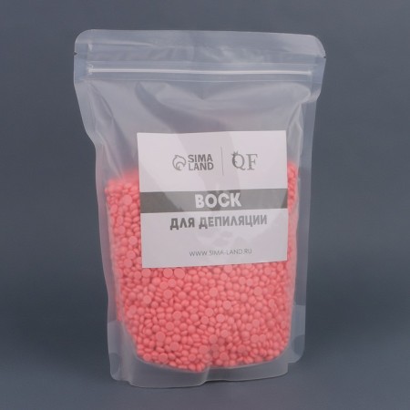 Wax for depilation, film, in granules, 500 gr, pink color-5